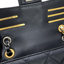 Load image into Gallery viewer, CHANEL Matelasse Flap ChainShoulder Bag BlackAS2979-B07261-94305 Lambskin Faux Pearl Rhinestone Size 18

