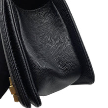 Load image into Gallery viewer, CHANEL Boy Chanel ChainShoulder Bag BlackA67085 Caviar Leather Size Small
