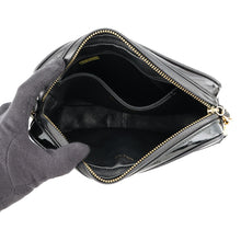 Load image into Gallery viewer, CHANEL Matelasse fringed chain shoulder bag Black Patent Leather

