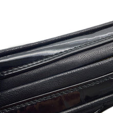 Load image into Gallery viewer, CHANEL Matelasse fringed chain shoulder bag Black Patent Leather
