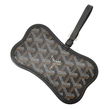 将图像加载到图库查看器中，GOYARD Aussiangri Pouch Black/Brown/White PVC Leather

