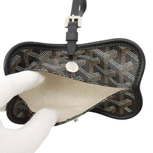 将图像加载到图库查看器中，GOYARD Aussiangri Pouch Black/Brown/White PVC Leather
