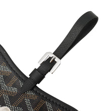 将图像加载到图库查看器中，GOYARD Aussiangri Pouch Black/Brown/White PVC Leather
