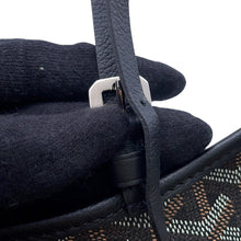 将图像加载到图库查看器中，GOYARD Aussiangri Pouch Black/Brown/White PVC Leather
