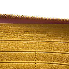 Load image into Gallery viewer, MIUMIU Ribbon Long Wallet Pink Leather
