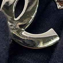 Load image into Gallery viewer, CHANEL CC Logo Brooch White Metal
