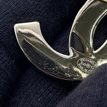 Load image into Gallery viewer, CHANEL CC Logo Brooch White Metal
