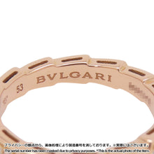 Load image into Gallery viewer, BVLGARI Serpenti Viper Ring Size 53/#13353270 18K Pink Gold
