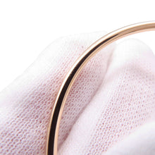 Load image into Gallery viewer, TIFFANY&amp;Co. T Narrow Wire Bracelet Size Medium60010773 18K Pink Gold

