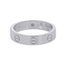 Load image into Gallery viewer, CARTIER Love Ring Size Small/49/#9B4050552/B4050500 18K White Gold
