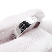 Load image into Gallery viewer, CARTIER Love Ring Size Small/49/#9B4050552/B4050500 18K White Gold
