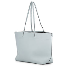 将图像加载到图库查看器中，FENDI Selleria Roll Tote Light Blue8BH428 Leather Size Medium
