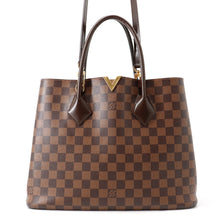 将图像加载到图库查看器中，LOUIS VUITTON Kensington BrownN41435 Damier Ebene Canvas

