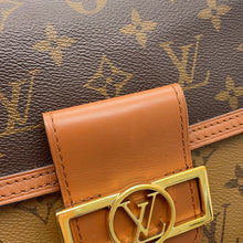 将图像加载到图库查看器中，LOUIS VUITTON Dauphine mini NoirM45959 Monogram Reverse Canvas
