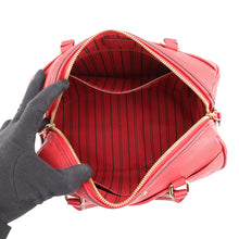 将图像加载到图库查看器中，LOUIS VUITTON Speedy Bandouliere scarletM44145 Monogram Empreinte Leather Size 25
