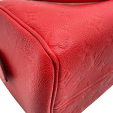 将图像加载到图库查看器中，LOUIS VUITTON Speedy Bandouliere scarletM44145 Monogram Empreinte Leather Size 25
