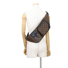 将图像加载到图库查看器中，LOUIS VUITTON Christopher・Bumbag NoirM45337 Monogram Macassar Canvas
