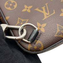 将图像加载到图库查看器中，LOUIS VUITTON Avenue Sling Bag NoirM46327 Monogram Macassar Canvas

