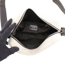 将图像加载到图库查看器中，PRADA Shoulder Bag Beige/Khaki Canvas
