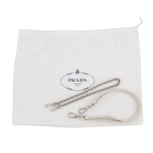 Load image into Gallery viewer, PRADA Triangle Logo Triangle 2-Way Bag White1BC543 Leather

