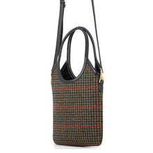 Load image into Gallery viewer, MIUMIU Ivy Bag Green/Black/Multicolor5BA281 Fabric Leather Size Mini
