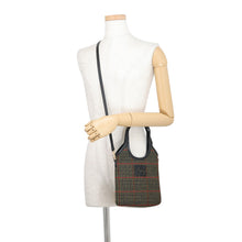 Load image into Gallery viewer, MIUMIU Ivy Bag Green/Black/Multicolor5BA281 Fabric Leather Size Mini
