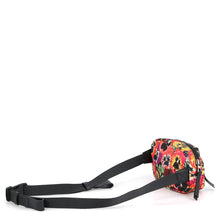 Load image into Gallery viewer, LOEWE Pansy Round Bumbag - Joe Brainard Collaboration Black/MulticolorB664A35X01 1489 Nylon Leather Size Small
