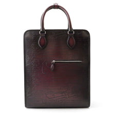 Load image into Gallery viewer, Berluti Premier Jules Backpack Purple scritto leather
