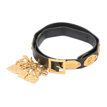 将图像加载到图库查看器中，CHANEL Belt with Bag Charm Size 70 Black Leather
