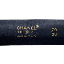 将图像加载到图库查看器中，CHANEL Belt with Bag Charm Size 70 Black Leather
