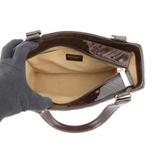 Load image into Gallery viewer, CHANEL CC Logo Chocolate Bar tote Brown Patent Leather
