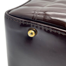 Load image into Gallery viewer, CHANEL CC Logo Chocolate Bar tote Brown Patent Leather

