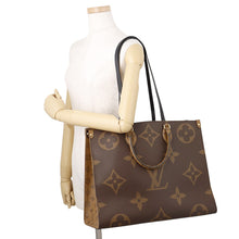 将图像加载到图库查看器中，LOUIS VUITTON Onthego RedM44576 Monogram Monogram Reverse Canvas Monogram Giant Size GM
