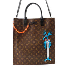 将图像加载到图库查看器中，LOUIS VUITTON Sac Plat LV Friends NoirM45667 Monogram / Solar Powered Ray
