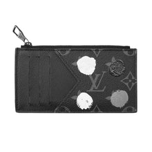 Load image into Gallery viewer, LOUIS VUITTON LV × YK Coin Card Holder NoirM81930 Monogram Eclipse
