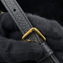将图像加载到图库查看器中，CELINE Cabas Anais Cuir Triomphe Black121743ENY.38NO Grained Calf Leather Size Mini
