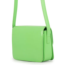 将图像加载到图库查看器中，CELINE Teen Cuil Triomphe Shoulder Bag Light Green199233 Leather Size Small
