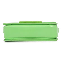 将图像加载到图库查看器中，CELINE Teen Cuil Triomphe Shoulder Bag Light Green199233 Leather Size Small
