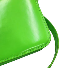 将图像加载到图库查看器中，CELINE Teen Cuil Triomphe Shoulder Bag Light Green199233 Leather Size Small
