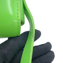 将图像加载到图库查看器中，CELINE Teen Cuil Triomphe Shoulder Bag Light Green199233 Leather Size Small
