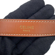将图像加载到图库查看器中，CELINE Triomphe Ava One Shoulder Bag White193952BZJ.01BC Leather PVC
