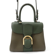 Load image into Gallery viewer, Delvaux Brillon 2-way Shoulder Green/KhakiAA0406 Leather Size Mini
