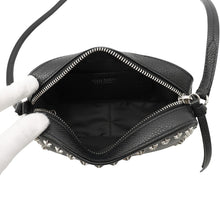 Load image into Gallery viewer, JIMMY CHOO Star Studded Camera Bag Black Leather
