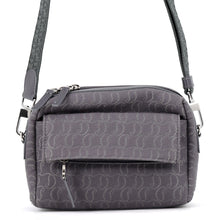 将图像加载到图库查看器中，Christian Louboutin ZIP N FLAP Shoulder Bag Smokey1245217I542 Canvas Leather
