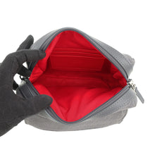将图像加载到图库查看器中，Christian Louboutin ZIP N FLAP Shoulder Bag Smokey1245217I542 Canvas Leather
