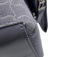 将图像加载到图库查看器中，Christian Louboutin ZIP N FLAP Shoulder Bag Smokey1245217I542 Canvas Leather
