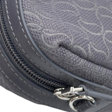 将图像加载到图库查看器中，Christian Louboutin ZIP N FLAP Shoulder Bag Smokey1245217I542 Canvas Leather
