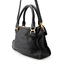 Load image into Gallery viewer, Chloe Marcy 2-way Bag Black Calf Leather
