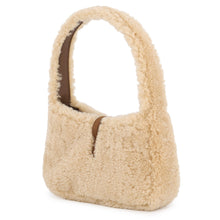 Load image into Gallery viewer, SAINT LAURENT PARIS LE 5 A7 Hobo Brown760375 Shearling Leather Size Mini
