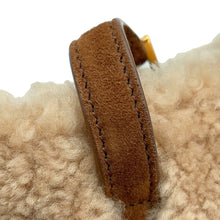 Load image into Gallery viewer, SAINT LAURENT PARIS LE 5 A7 Hobo Brown760375 Shearling Leather Size Mini
